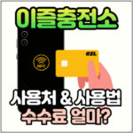 이즐카드 사용처 사용법 수수료 대표 썸네일