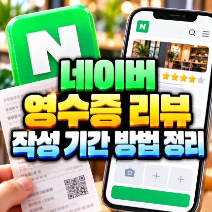 네이버 마이플레이스 영수증 리뷰 기간 방법 썸네일