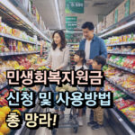 민생회복지원금 소비쿠폰 언제 신청 사용방법 사용처 대표 썸네일