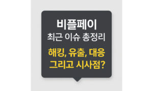 Read more about the article 비플페이 해킹 사건 총정리! 개인정보 유출 대응 방법