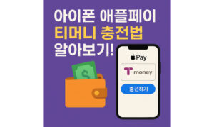 Read more about the article 아이폰 애플페이 티머니 충전법! 지갑앱 등록 및 교통카드 자동충전 설정 정리
