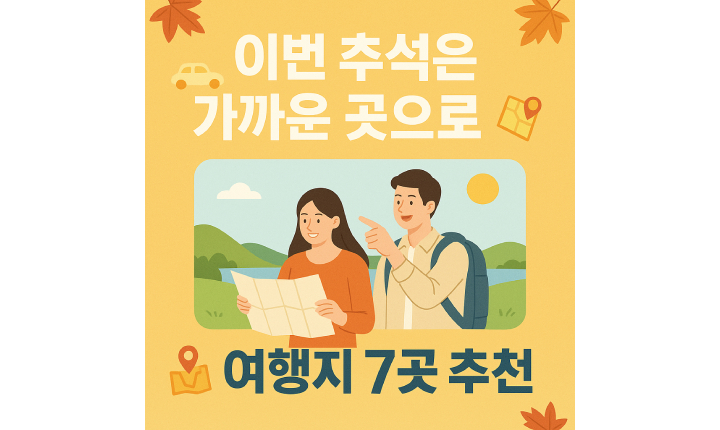 추석연휴 국내여행 추천 서울경기 근처 당일치기 썸네일