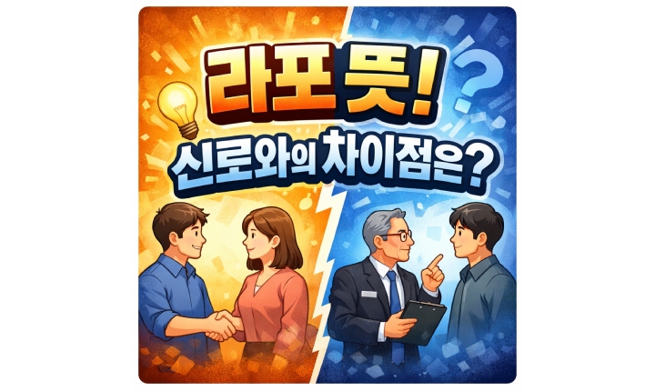 Read more about the article 라포 뜻! 신로와의 차이점은?