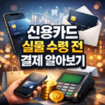 신용카드 실물 수령 전 결제 가능할까 취소 실적 대표 썸네일