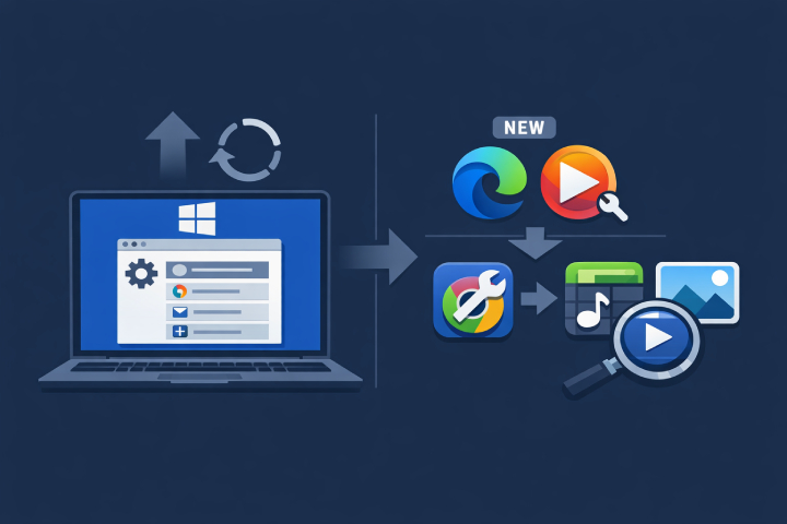 윈도우 11 기본 앱 재설치 및 삭제 불가 앱 이미지2