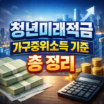 청년미래적금 가구중위소득 확인방법 200 기준 대표 썸네일