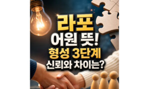 Read more about the article 라포 뜻 어원부터 형성 3단계 신뢰와 차이는?