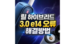 Read more about the article 릴 하이브리드 3.0 e14 오류 압력센서 자가 해결방법