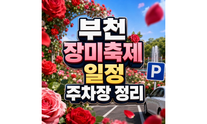 Read more about the article 부천 장미축제 날짜 무료 주차장 정리