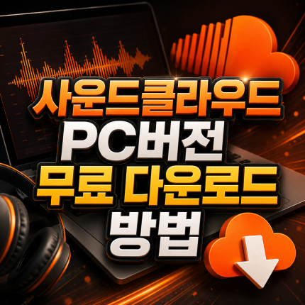 사운드클라우드 무료 다운로드 pc버전 설치방법 썸네일
