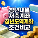 청년내일저축계좌 청년도약계좌 중복 가입 비교 대표 썸네일