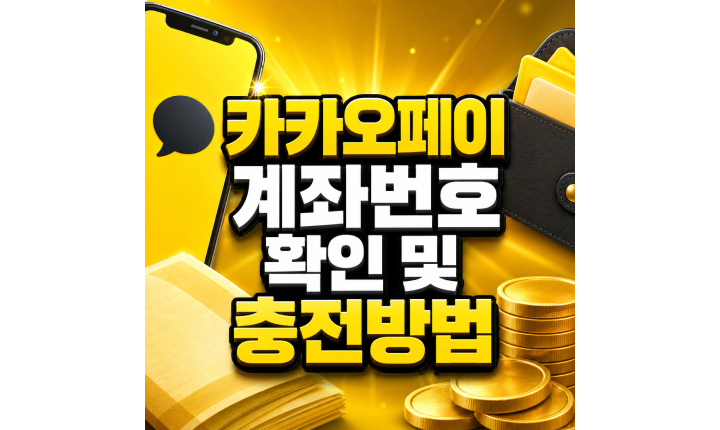 Read more about the article 카카오페이 계좌번호 확인 충전까지 한번에