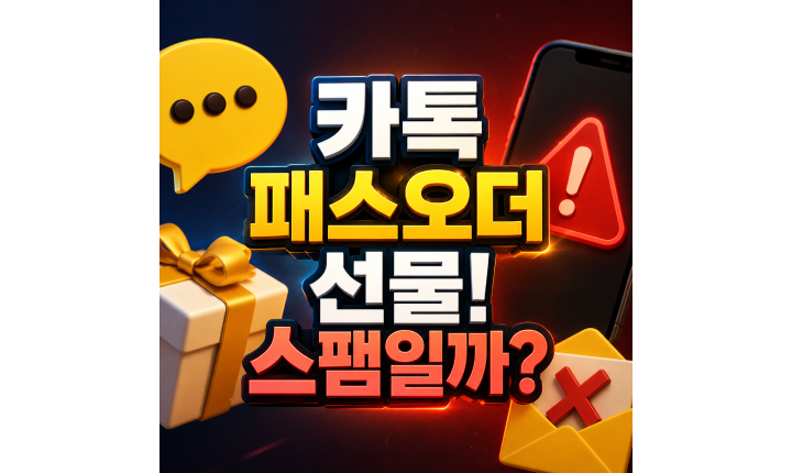 Read more about the article 패스오더 선물 카톡 스팸인지 알아보기
