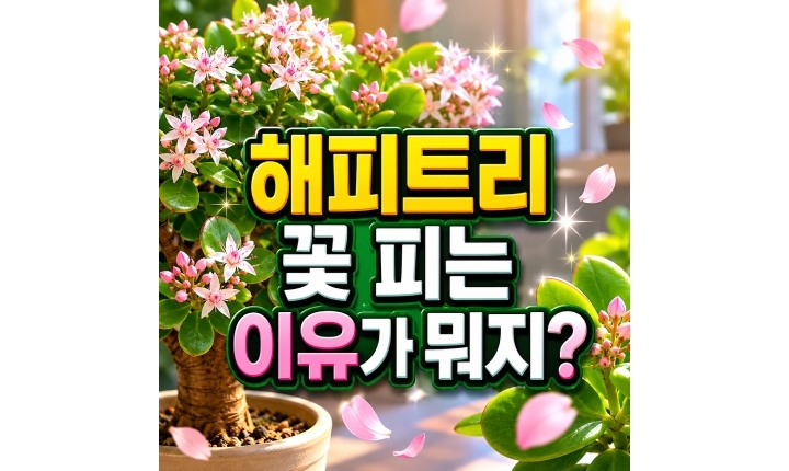 Read more about the article 해피트리 꽃 피는 이유 반복 개화 원인 정리