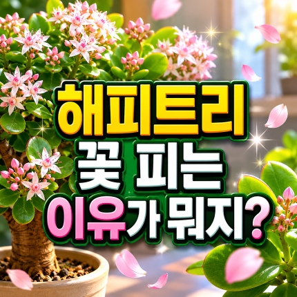 해피트리 꽃 피는 이유 반복 개화 원인 정리 썸네일
