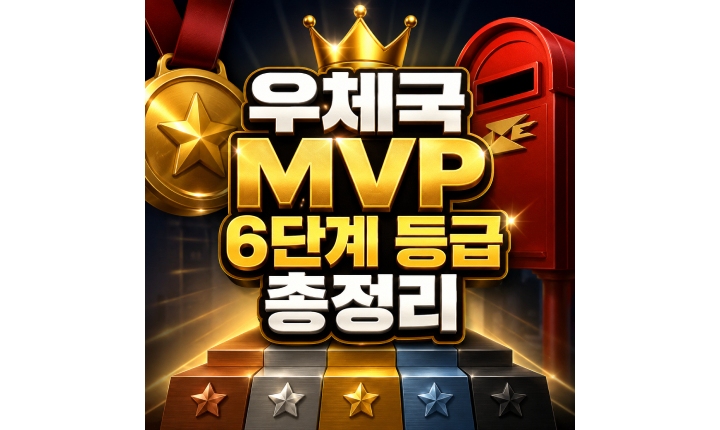 Read more about the article 우체국 mvp 등급별 혜택 차이 6단계 등급 총정리