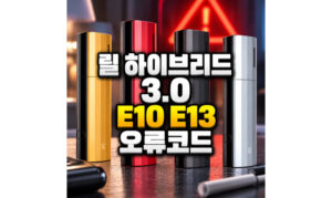 Read more about the article 릴 하이브리드 3.0 E10 E13 오류코드 정리