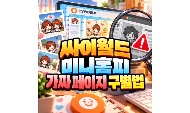 Read more about the article 싸이월드 미니홈피 cyworld 가짜 페이지 구분방법