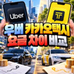 우버 요금 카카오택시 비교 확정요금 차이 정리 대표 썸네일